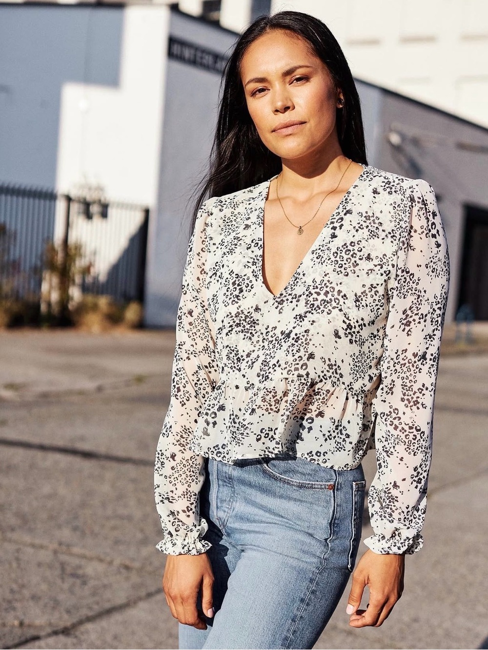 PARK & FIFTH • Melrose Top in Animal Print